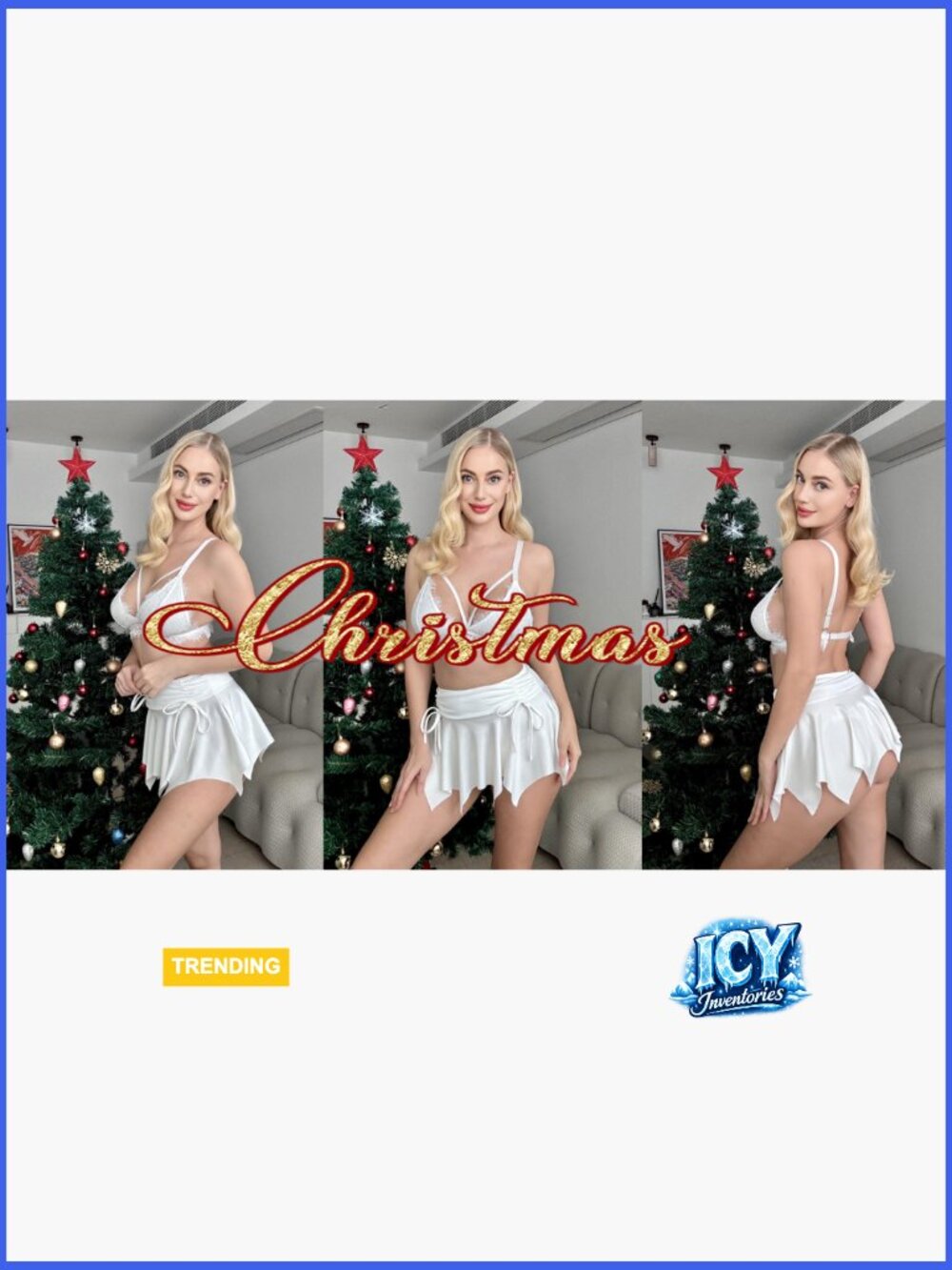 Polyester Spandex Mini Skirt with Drawstring Ruched Bow Asymmetrical Hem - Picture 7 of 7